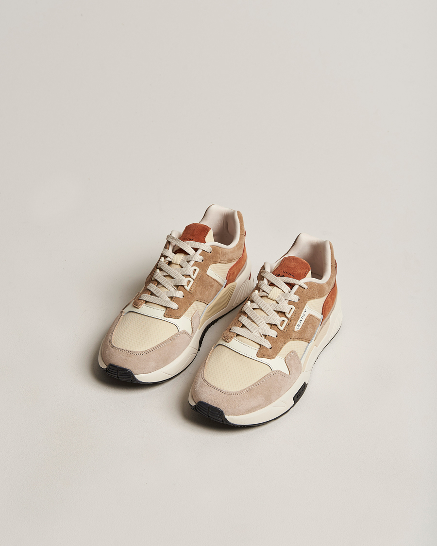 Herren | GANT Carst Running Sneaker Beige/Earth | GANT | Carst Running Sneaker Beige/Earth