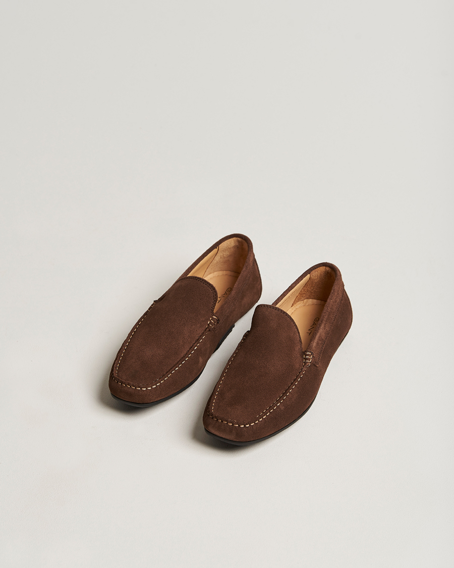 Herren | GANT Mc Bay Suede Car Shoe Dark Brown | GANT | Mc Bay Suede Car Shoe Dark Brown