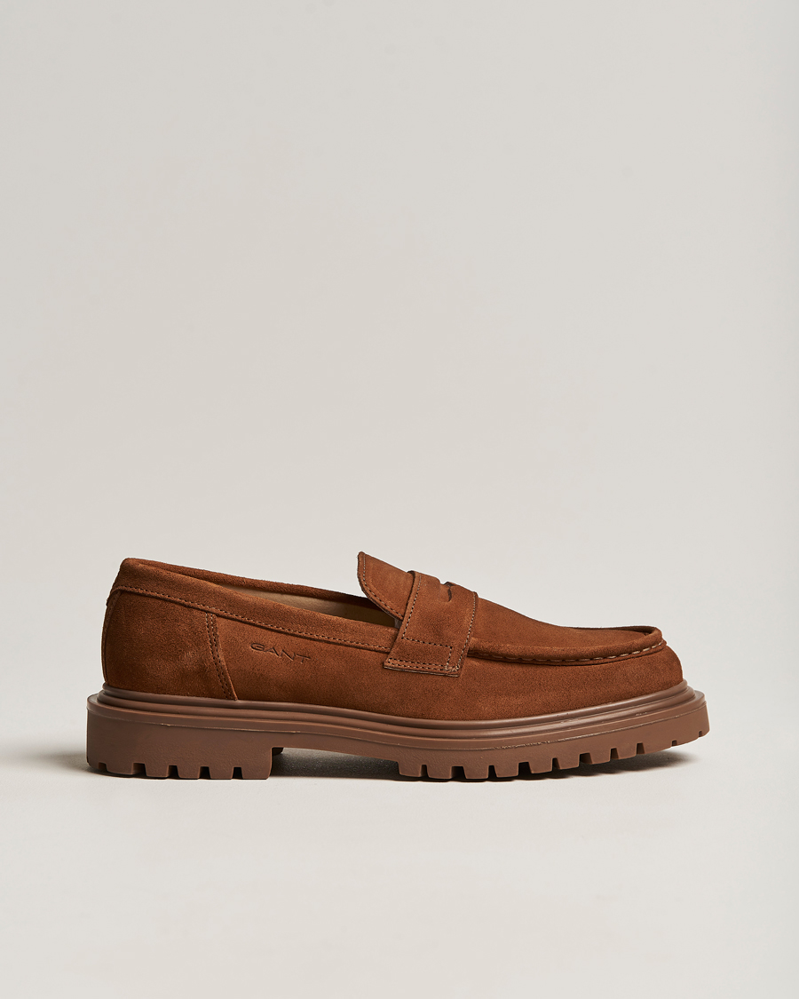 Herren | GANT Jackmote Suede Loafer Cognac | GANT | Jackmote Suede Loafer Cognac