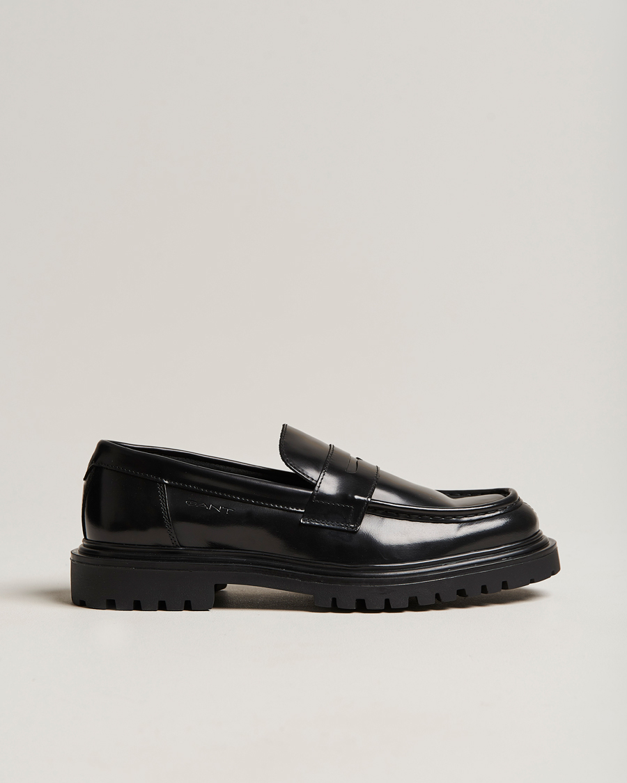 Herren | GANT Jackmote Leather Loafer Black | GANT | Jackmote Leather Loafer Black