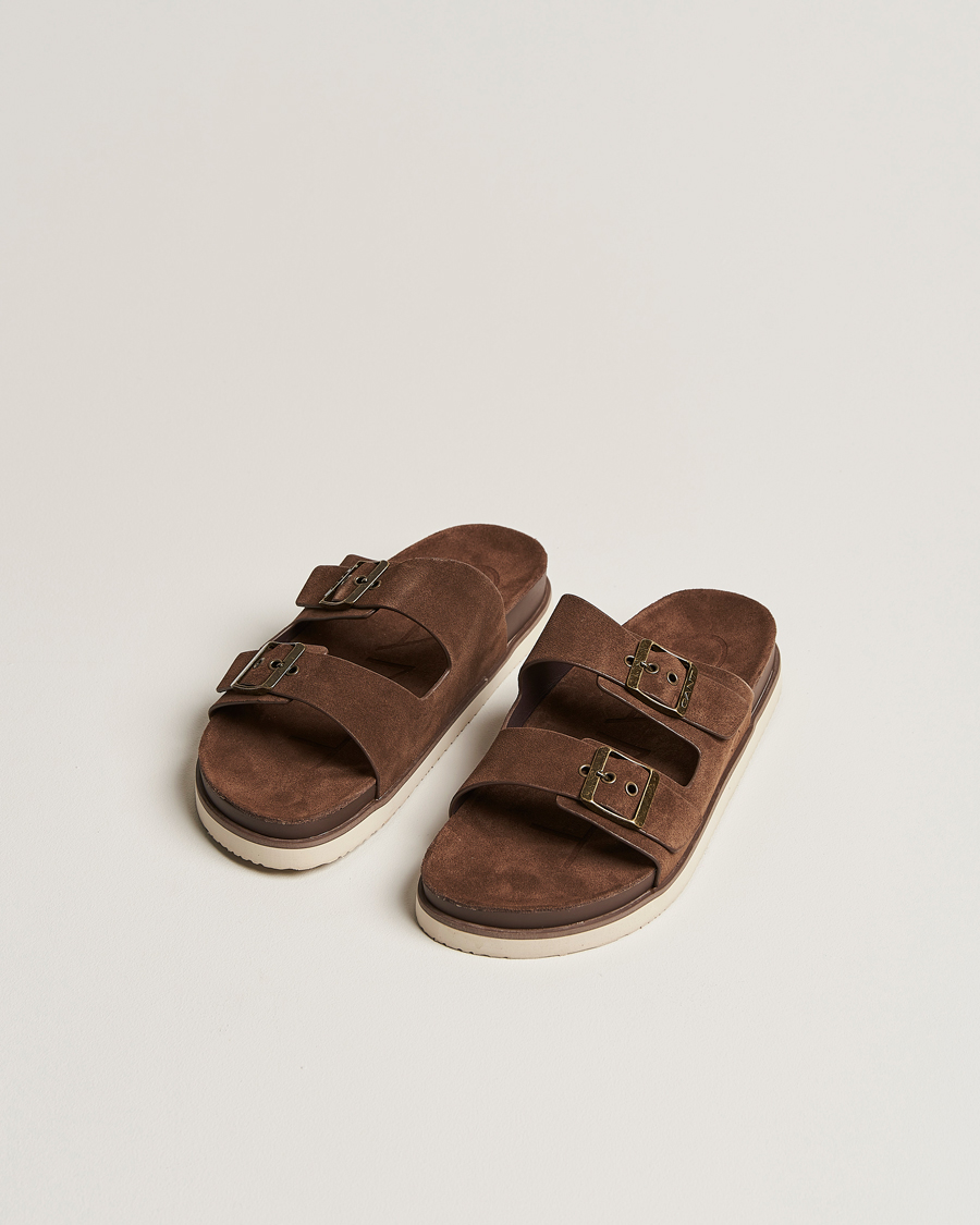 Herren | GANT Palbuddy Suede Sandal Tobacco Brown | GANT | Palbuddy Suede Sandal Tobacco Brown