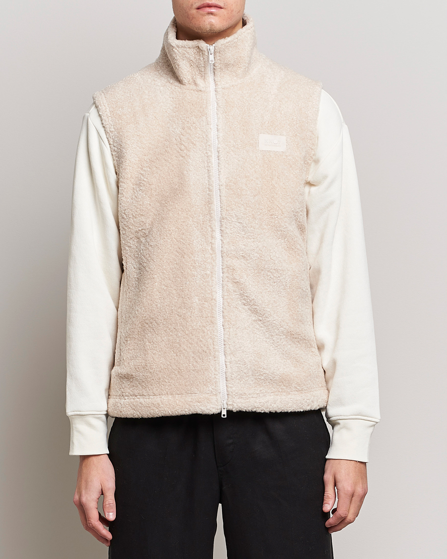 Herren | Pullover | NN07 | Nil Pile Vest Ecru