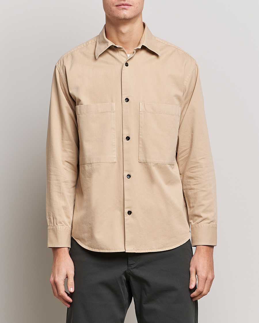 Herren | Hemden | NN07 | Freddy Pocket Overshirt Light Khaki