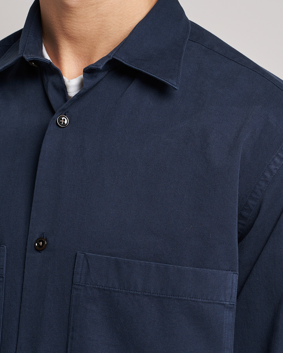 Herren | Hemden | NN07 | Freddy Pocket Overshirt Navy Blue