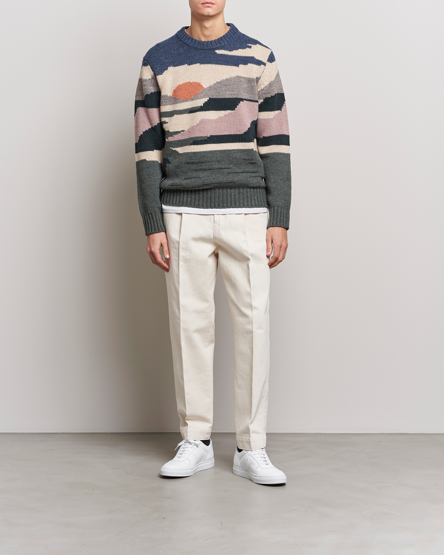 Herren | Pullover | NN07 | Jason Sunset Knitted Sweater Multi