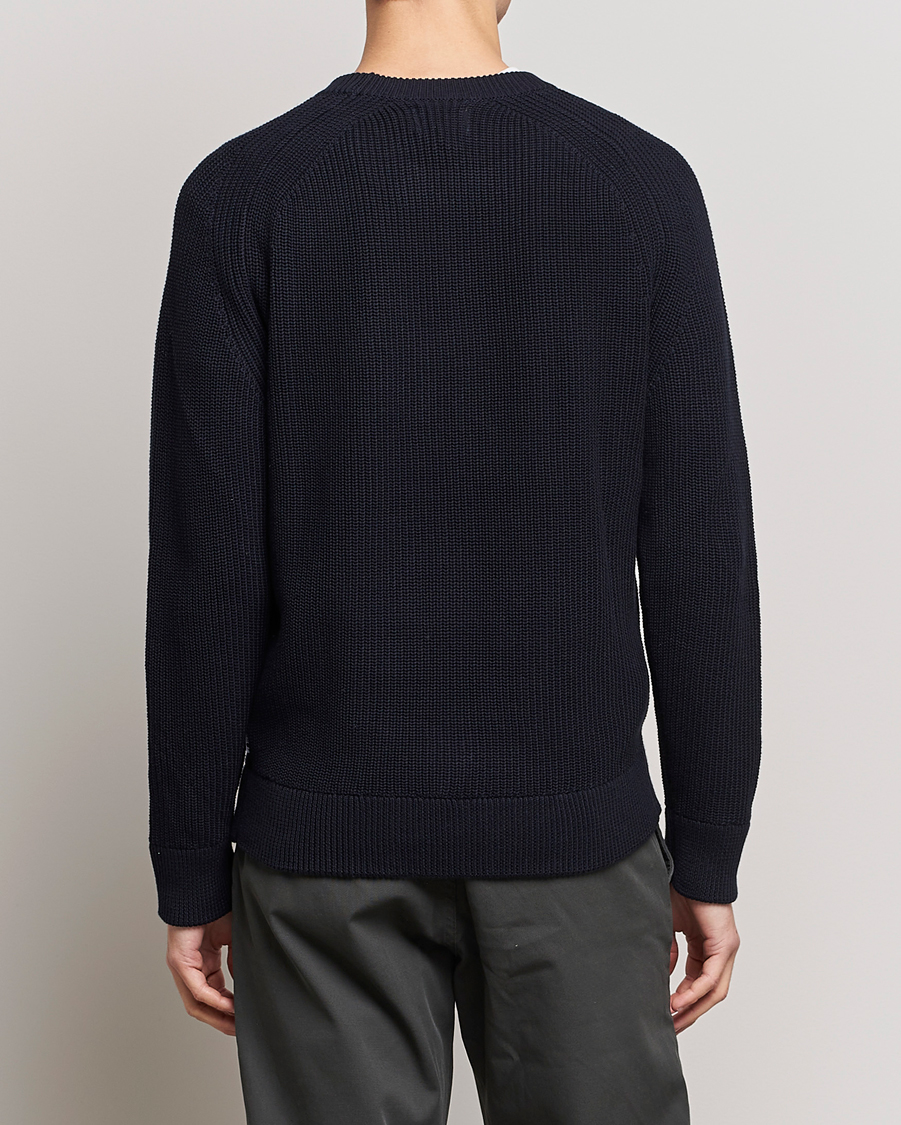 Herren | Pullover | NN07 | Jacobo Organic Cotton Knitted Sweater Navy