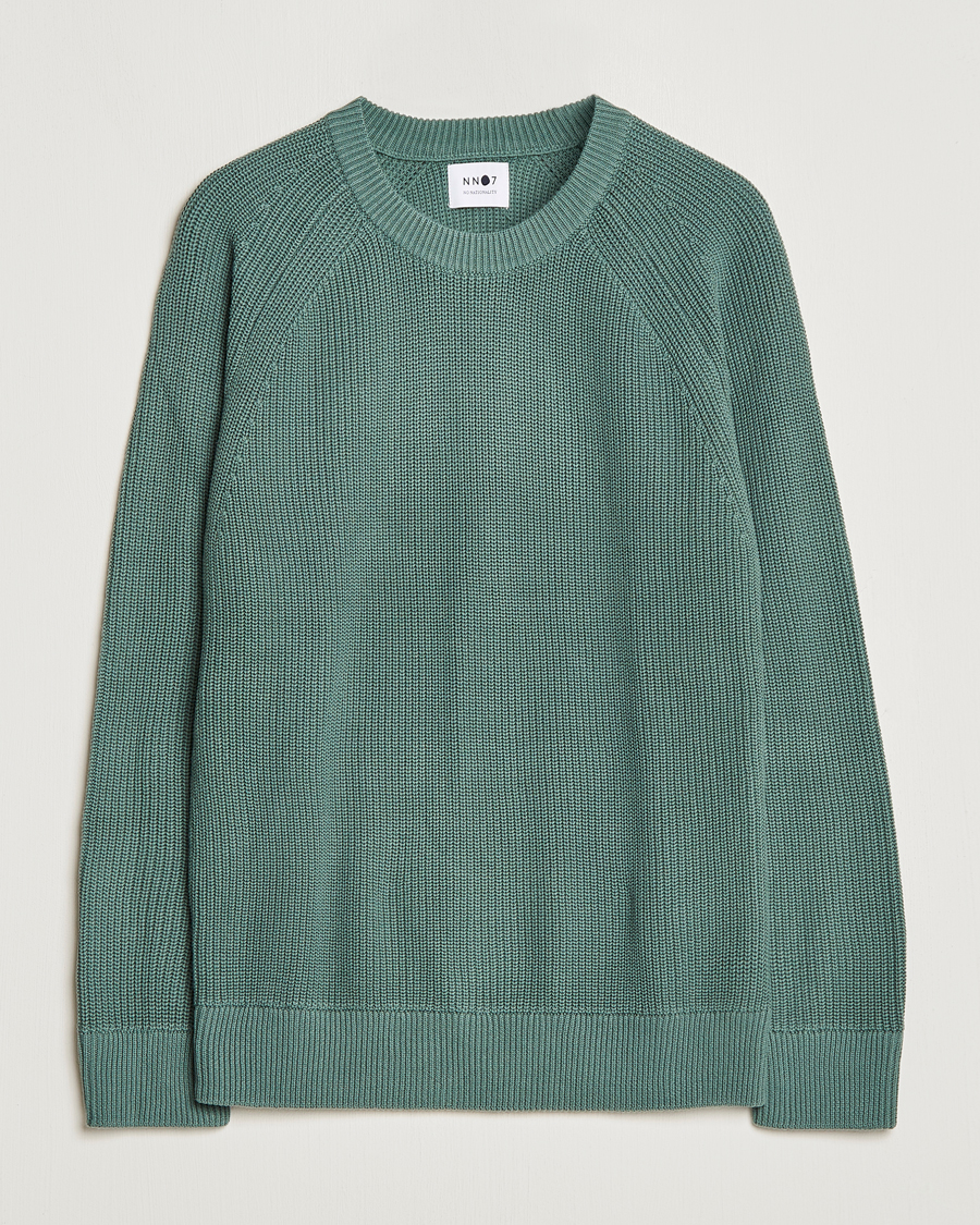 Herren | Pullover | NN07 | Jacobo Cotton Knitted Sweater Forest Mint
