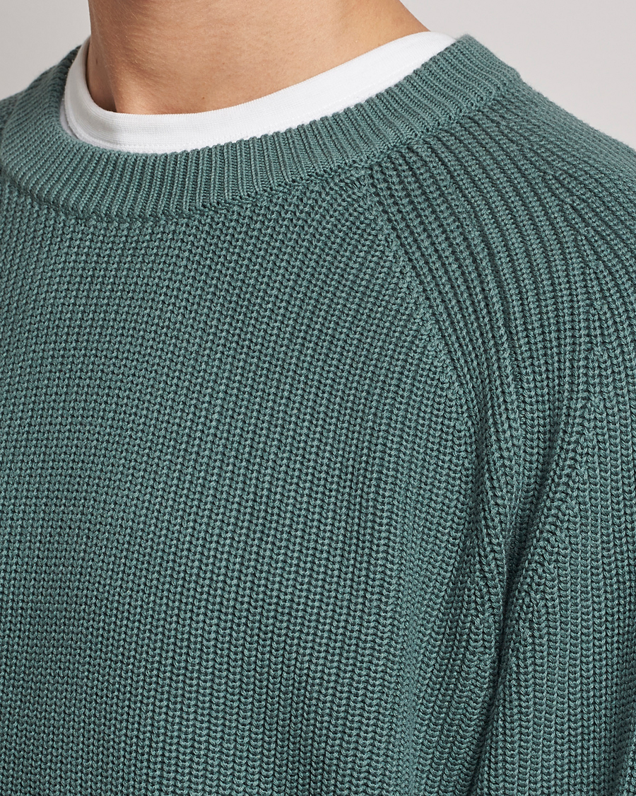 Herren | Pullover | NN07 | Jacobo Cotton Knitted Sweater Forest Mint