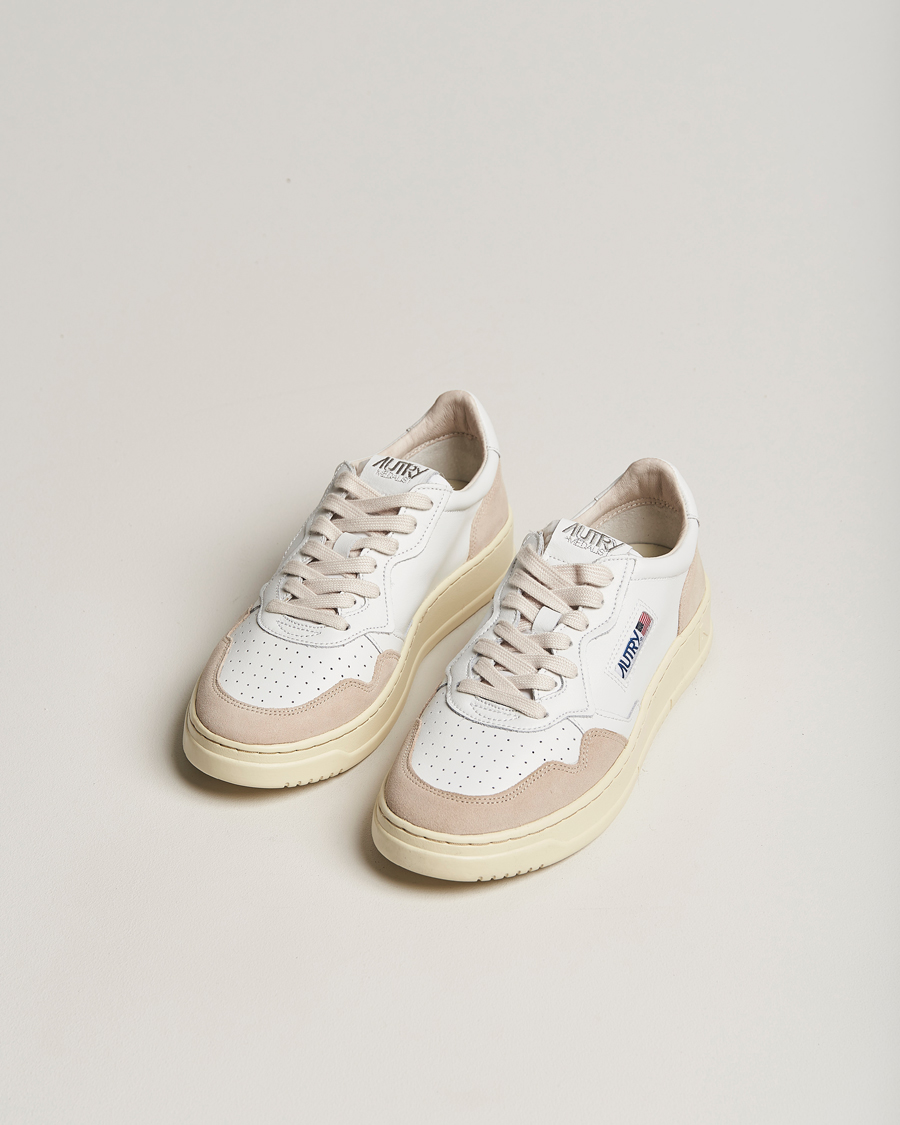 Herren | Sneaker | Autry | Medalist Low Leather/Suede Sneaker White