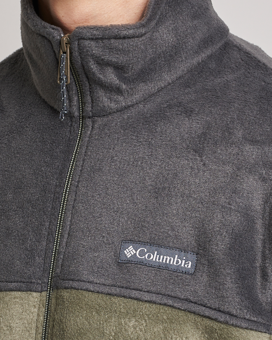 Herren | Pullover | Columbia | Steens Mountain Full Zip 2.0 Fleece Shark/Stone Green