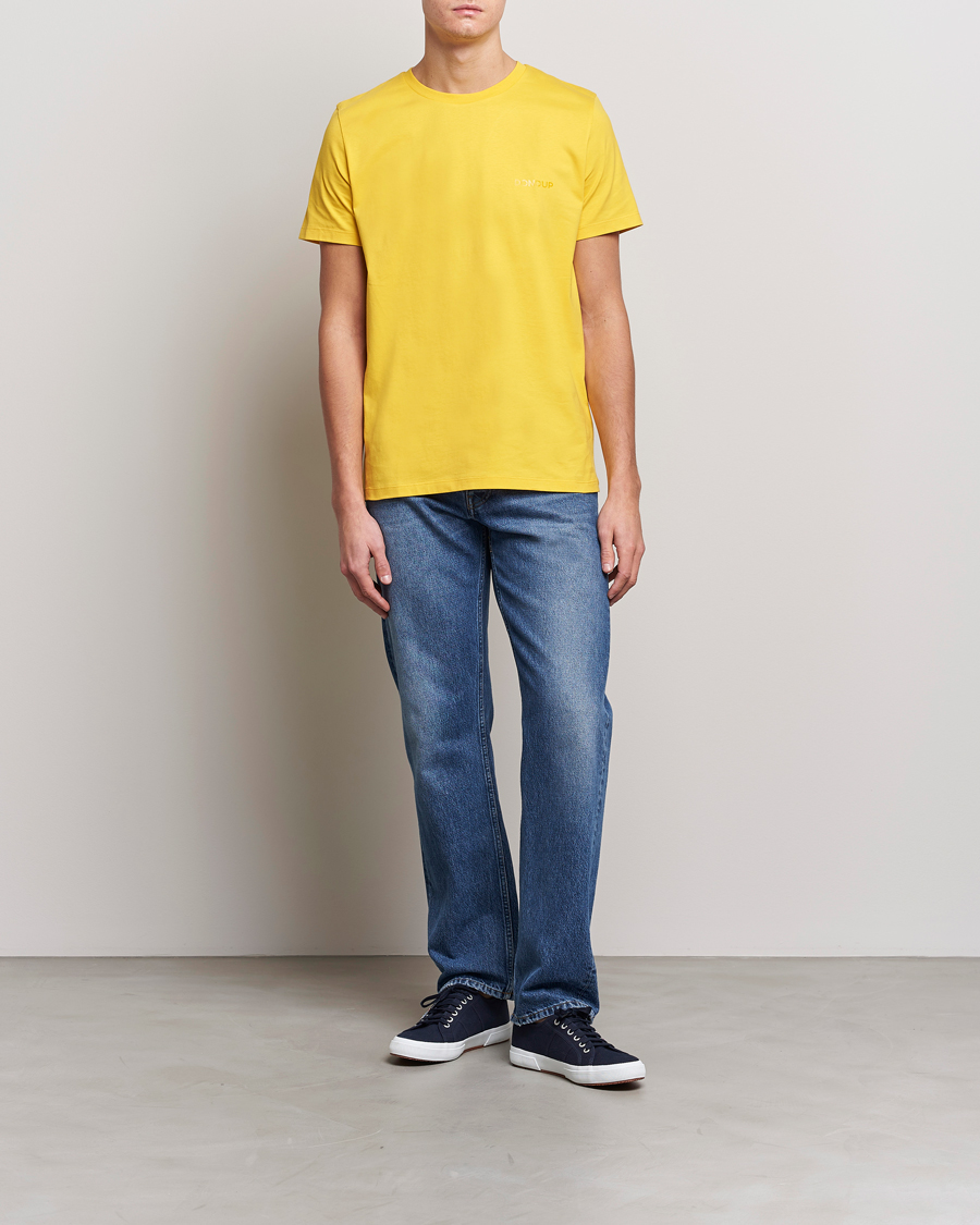 Herren | T-Shirts | Dondup | Crew Neck Tee Yellow