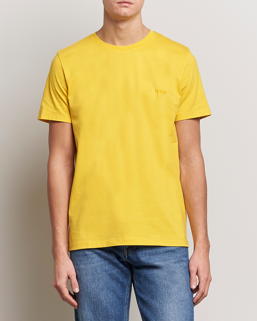 Herren | T-Shirts | Dondup | Crew Neck Tee Yellow
