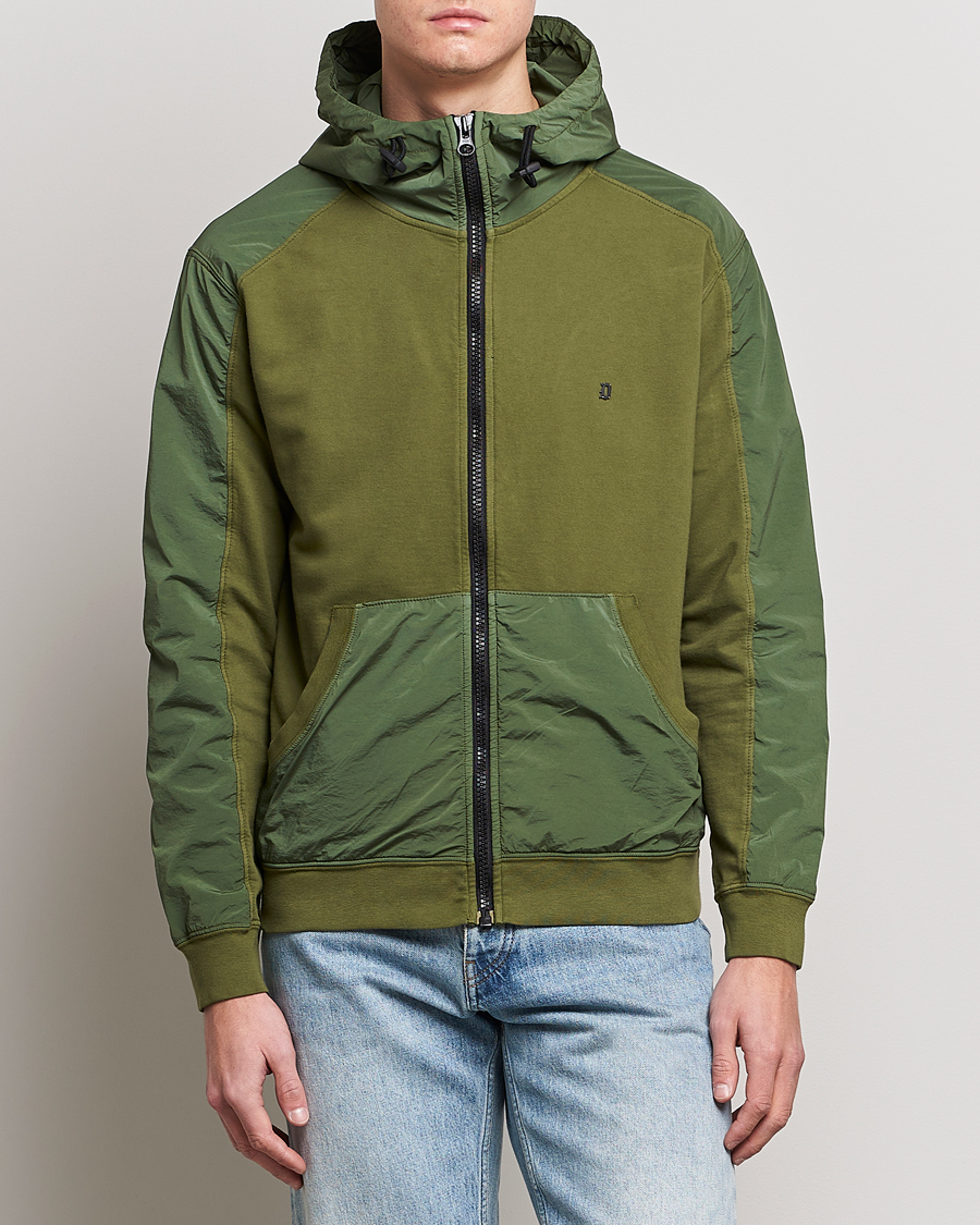 Herren | Pullover | Dondup | Full Zip Hoodie Jacket Olive