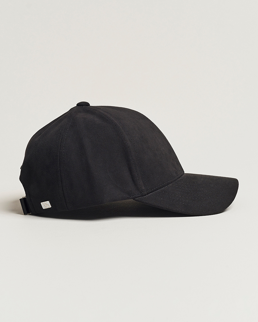 Herren | Varsity Headwear Alcantara Baseball Cap Notte Black | Varsity Headwear | Alcantara Baseball Cap Notte Black