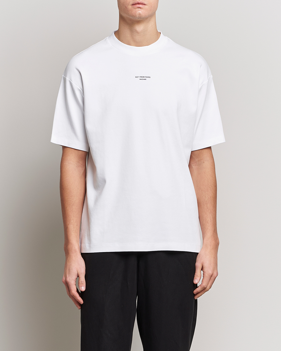 Herren | T-Shirts | Drôle de Monsieur | Classic NFPM T-Shirt White