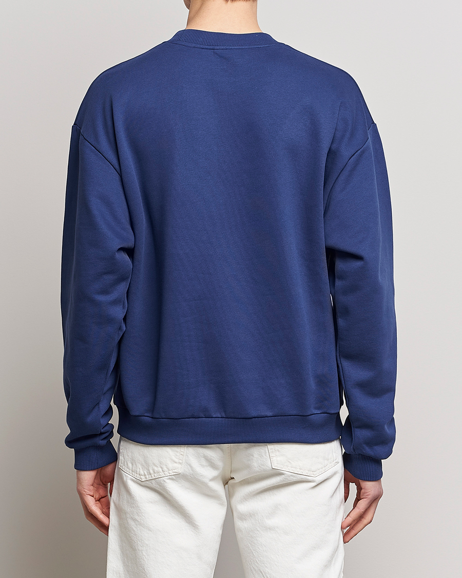 Herren | Pullover | Drôle de Monsieur | Vignes Embroidered Sweatshirt Navy