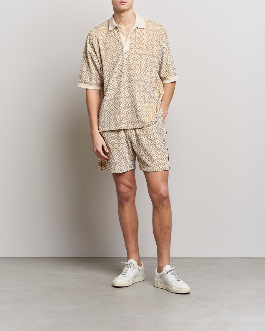 Herren | Shorts | Drôle de Monsieur | Monogram Terry Shorts Off White