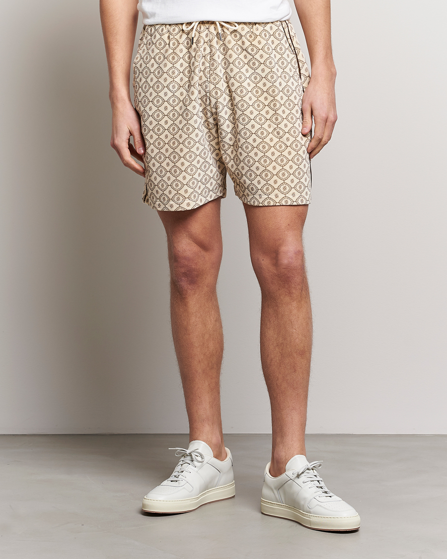 Herren | Shorts | Drôle de Monsieur | Monogram Terry Shorts Off White