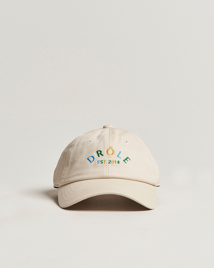 Herren | Drôle de Monsieur Fleur Baseball Cap Beige | Drôle de Monsieur | Fleur Baseball Cap Beige