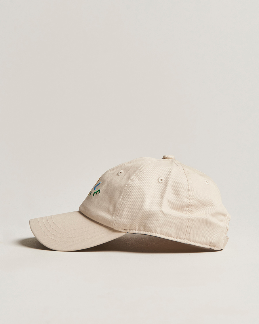Herren | Drôle de Monsieur Fleur Baseball Cap Beige | Drôle de Monsieur | Fleur Baseball Cap Beige