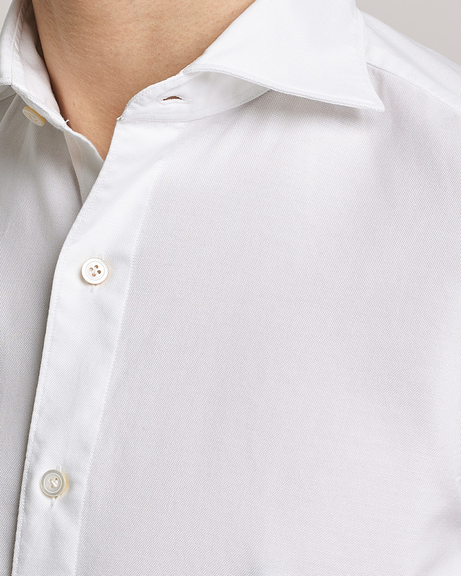 Herren | Hemden | Finamore Napoli | Tokyo Slim Chambray Shirt White