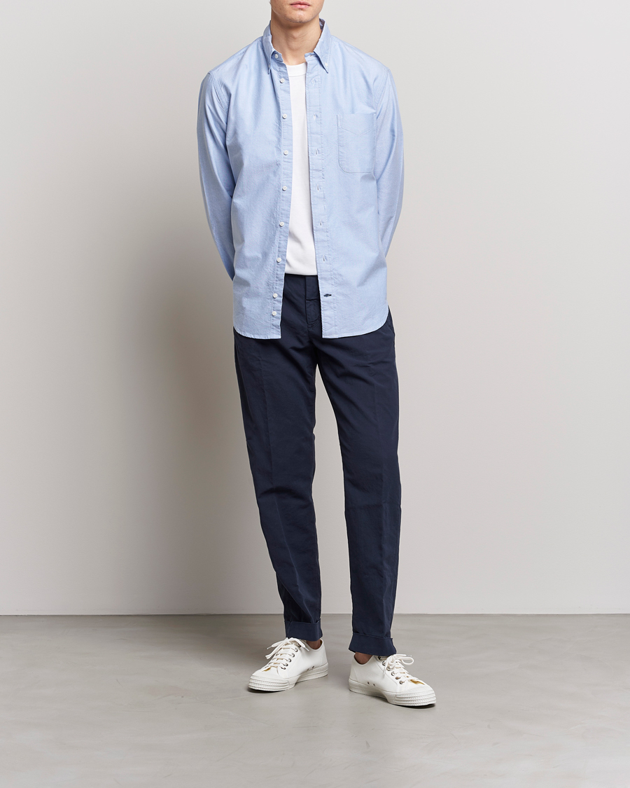 Herren | Hemden | Gitman Vintage | Button Down Oxford Shirt Light Blue