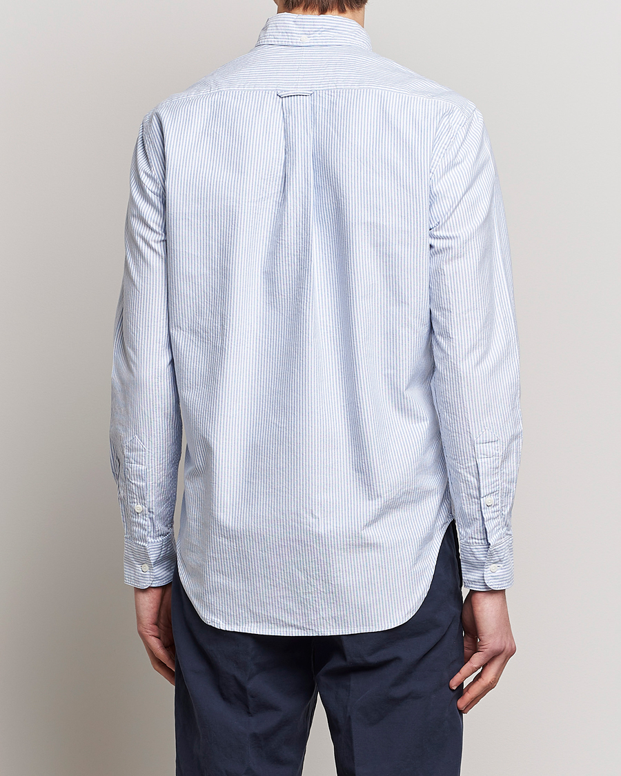 Herren | Hemden | Gitman Vintage | Button Down Oxford Shirt Blue Stripe