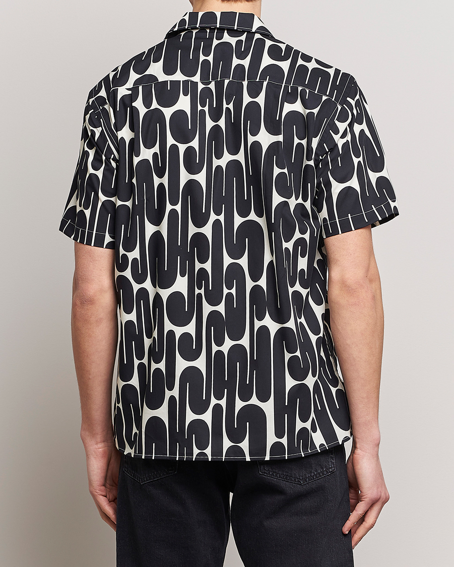 Herren | Hemden | Gitman Vintage | Alexander Girard Camp Shirt Black/White
