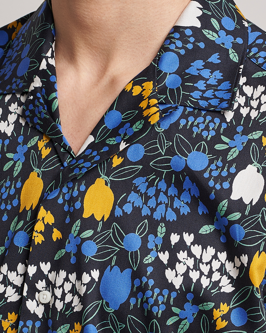 Herren | Hemden | Gitman Vintage | Tulip Fields Camp Shirt Blue