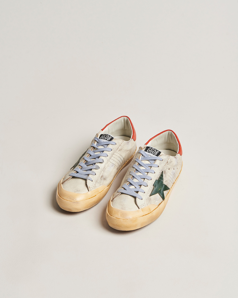 Herren | Golden Goose Deluxe Brand Super-Star Sneakers White/Orange | Golden Goose | Deluxe Brand Super-Star Sneakers White/Orange