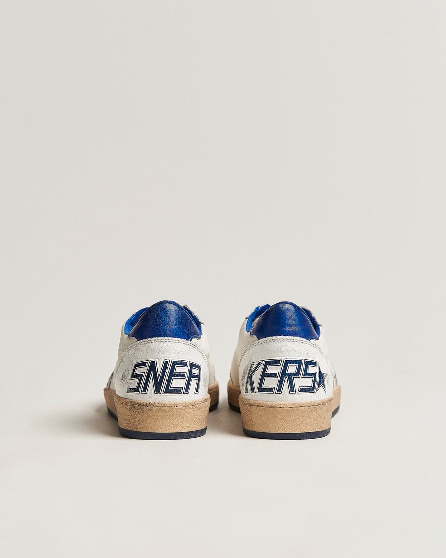Herren | Golden Goose Deluxe Brand Ball Star Sneakers White/Blue  | Golden Goose | Deluxe Brand Ball Star Sneakers White/Blue 