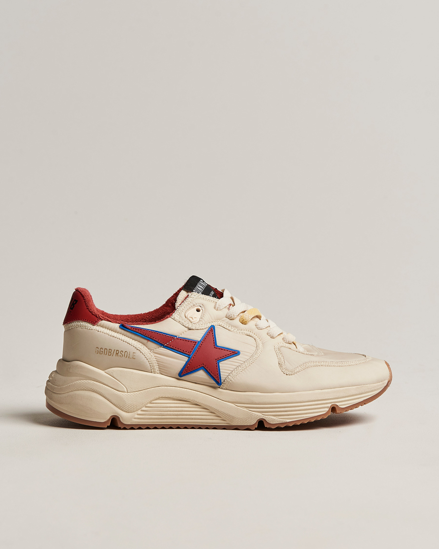 Herren | Golden Goose Deluxe Brand Running Sole Sneakers White/Red | Golden Goose | Deluxe Brand Running Sole Sneakers White/Red