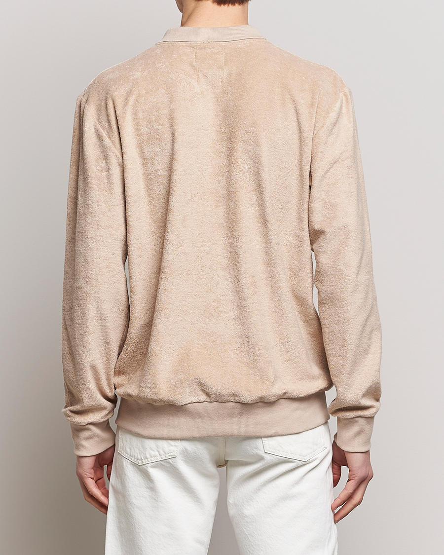 Herren | Pullover | Howlin' | Long Sleeve Terry Polo Cashew