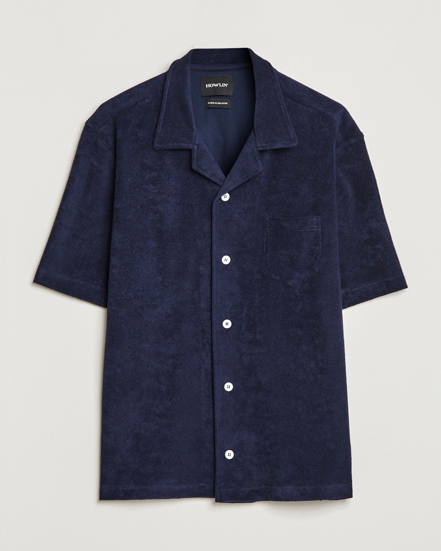 Herren | Hemden | Howlin' | Short Sleeve Terry Shirt Navy