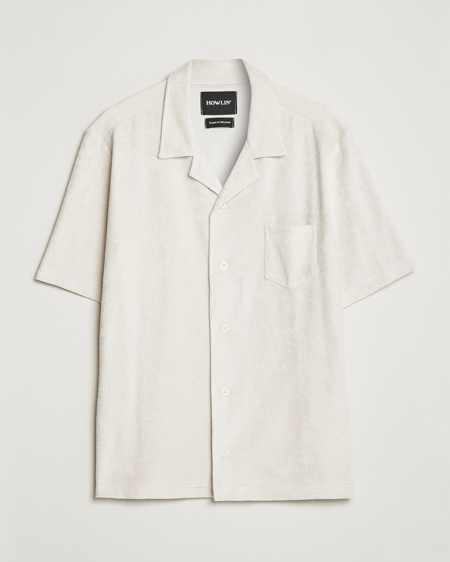 Herren | Hemden | Howlin' | Short Sleeve Terry Shirt White Sand