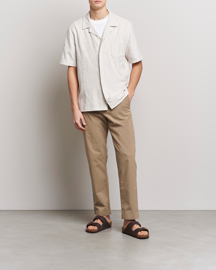 Herren | Hemden | Howlin' | Short Sleeve Terry Shirt White Sand