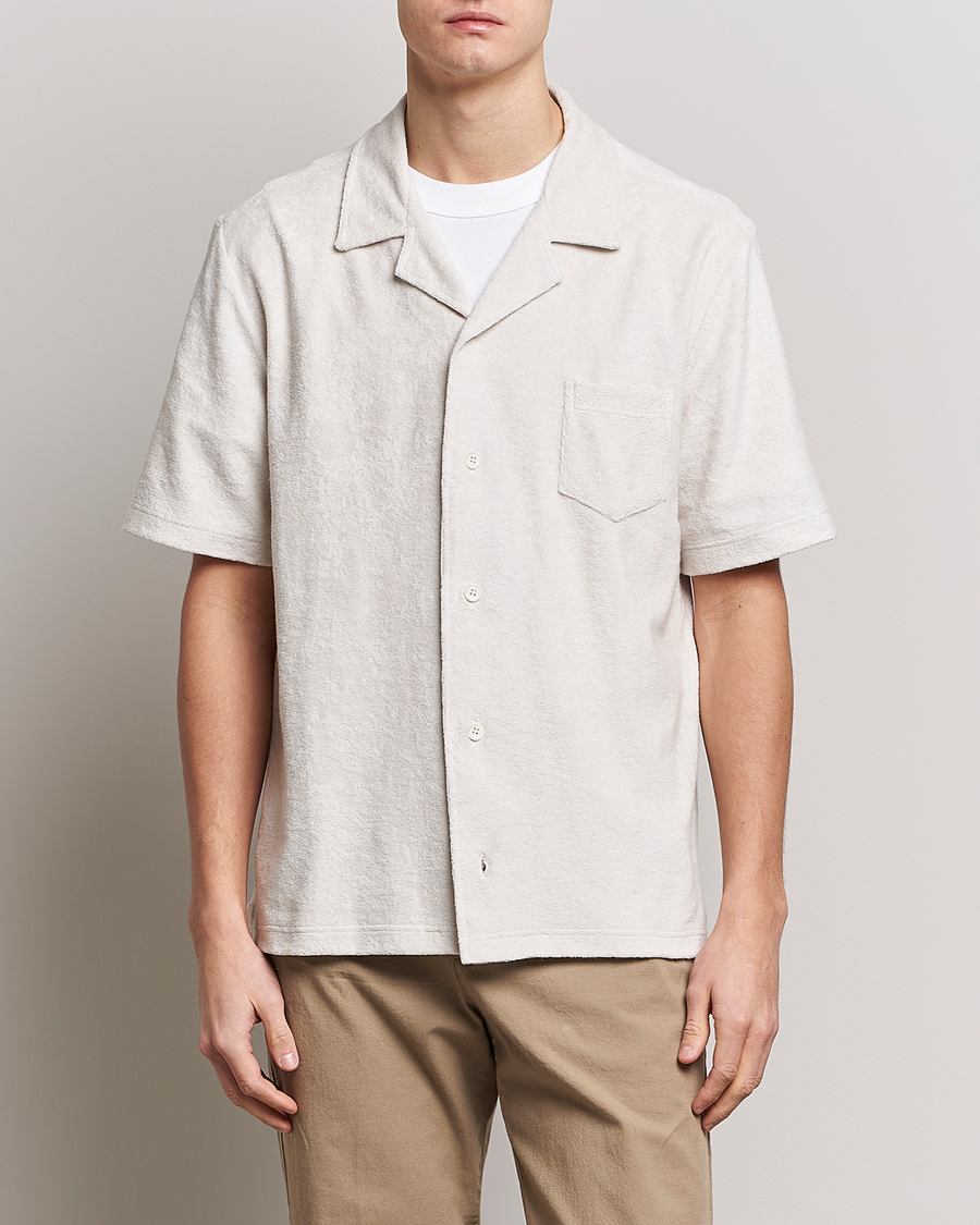 Herren | Hemden | Howlin' | Short Sleeve Terry Shirt White Sand