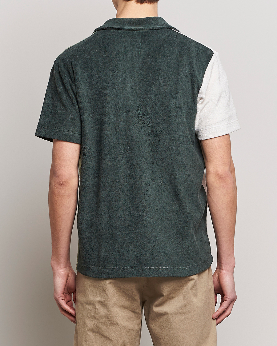 Herren | Hemden | Howlin' | Short Sleeve Color Block Terry Shirt Agave