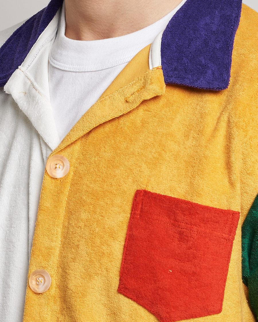 Herren | Hemden | Howlin' | Short Sleeve Color Block Terry Shirt Butter In The Sun