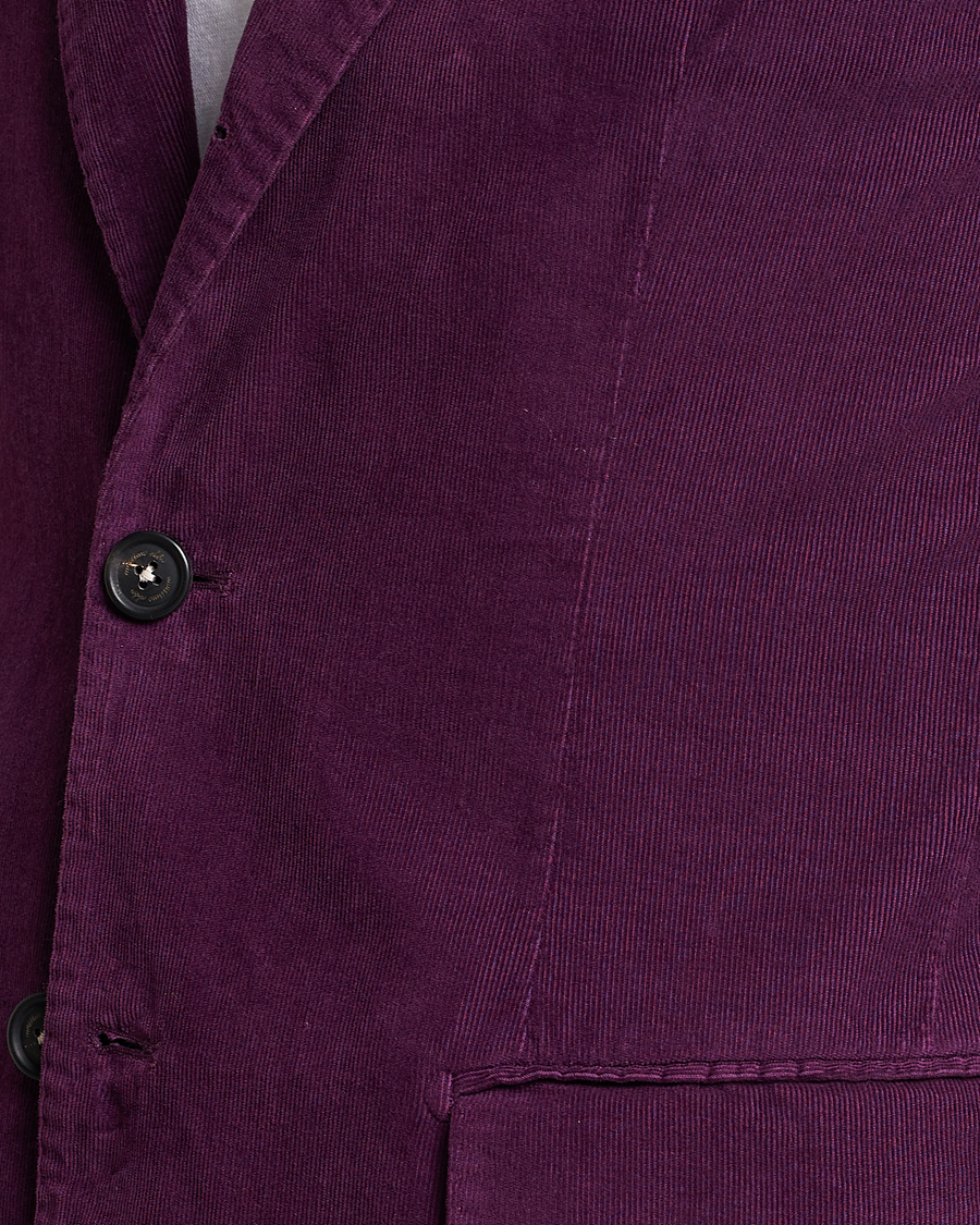Herren | Sakkos | Massimo Alba | Baby Corduroy Blazer Plum