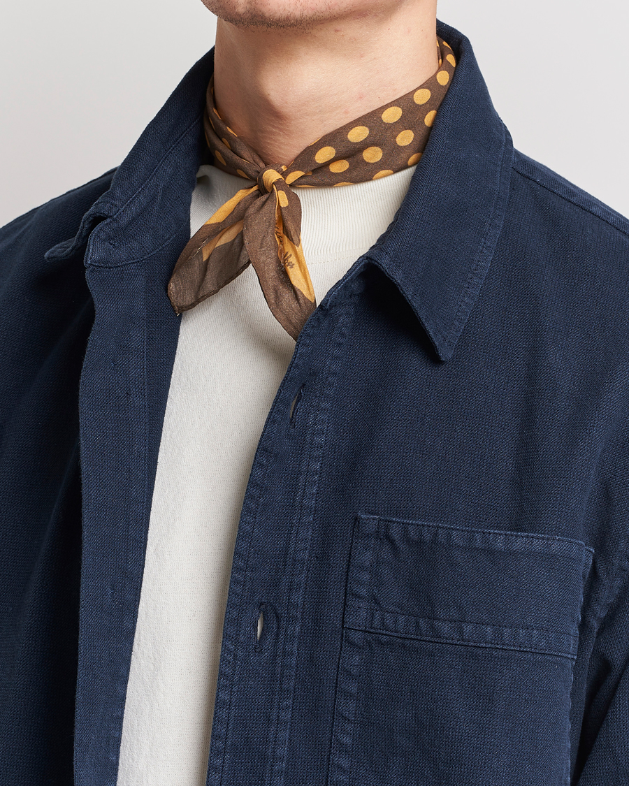 Herren | Massimo Alba Cotton Voile Bandana Cacao | Massimo Alba | Cotton Voile Bandana Cacao