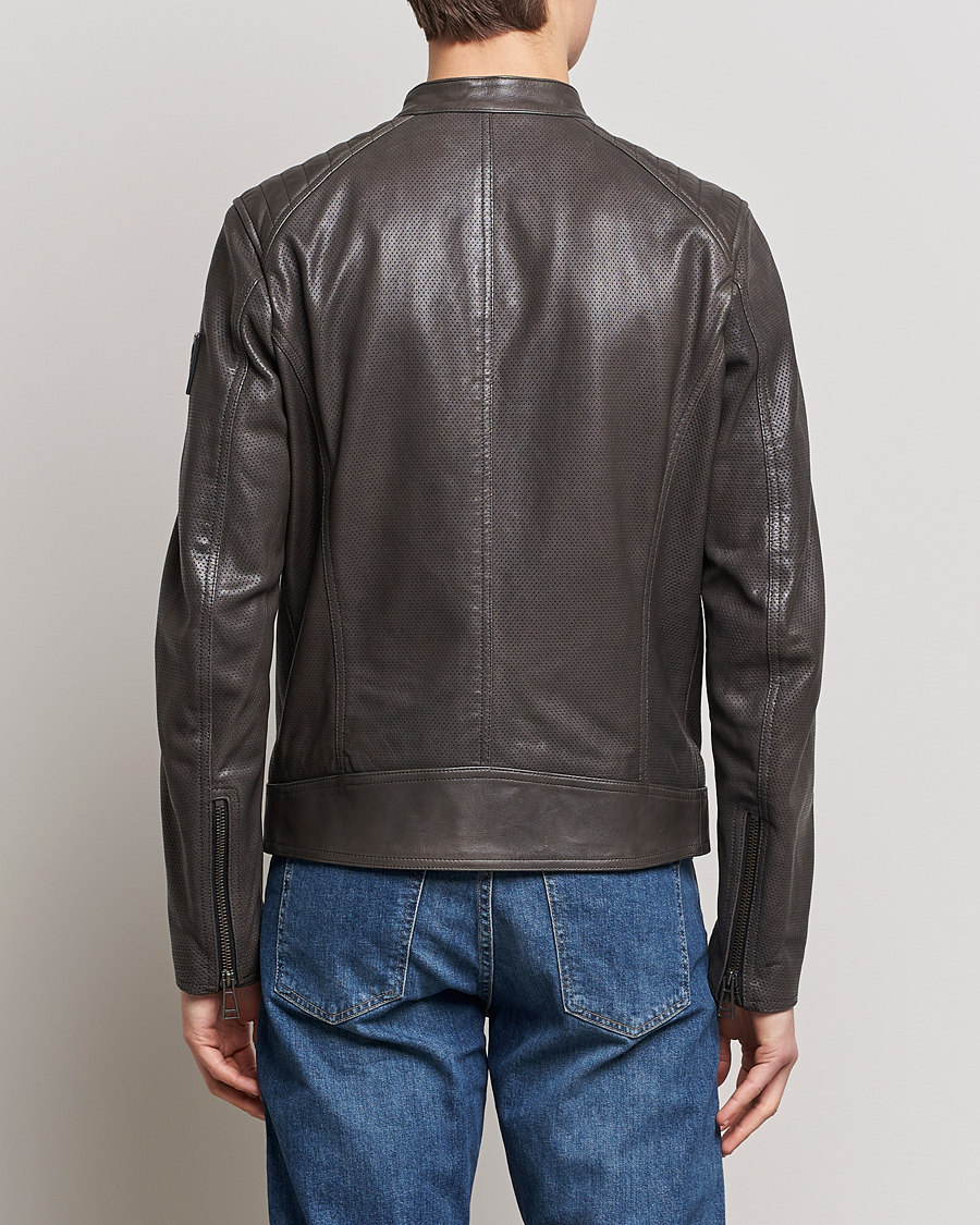 Herren | Jacken | Belstaff | V Racer Air Leather Jacket Dark Grey