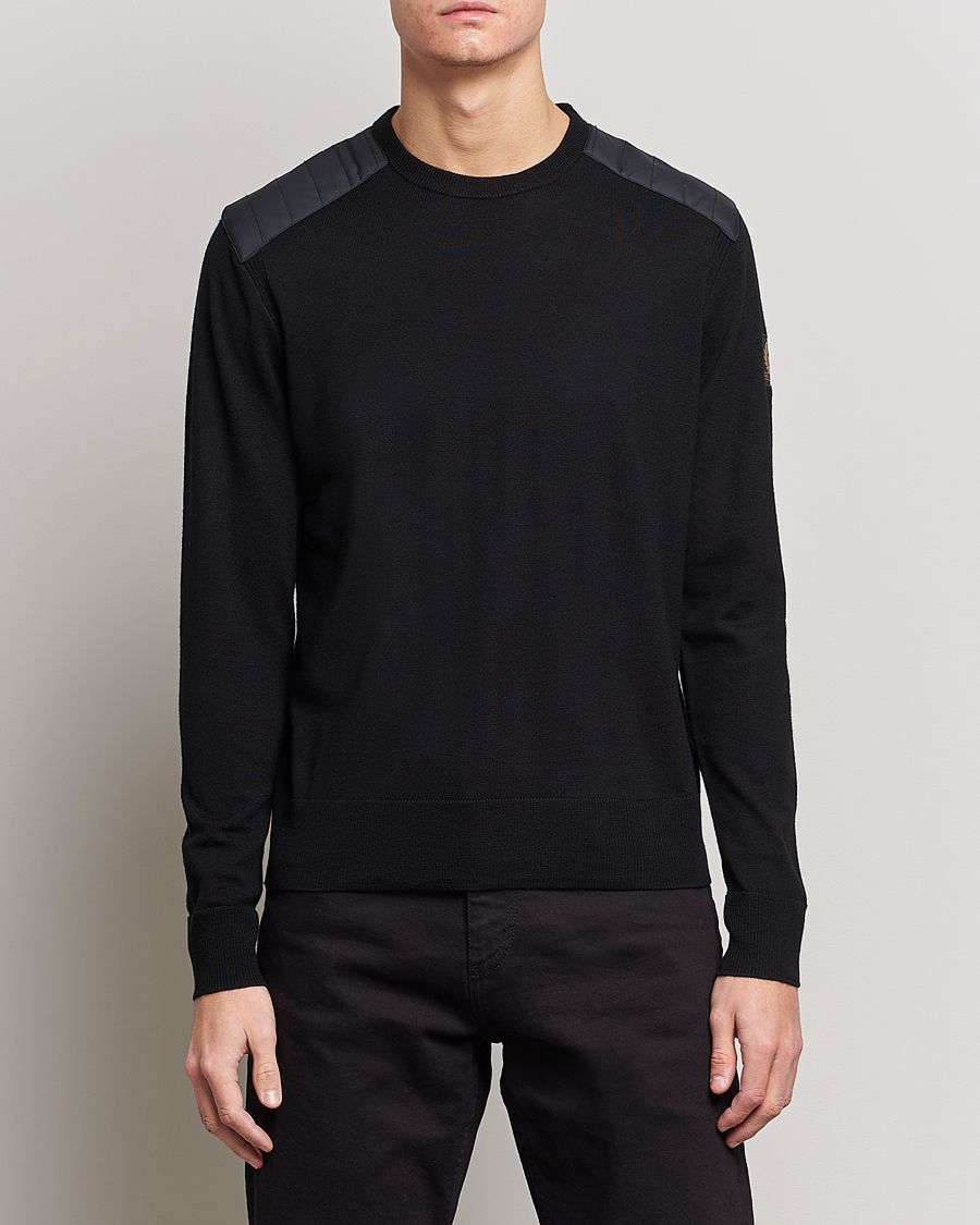 Herren | Wardrobe basics | Belstaff | Kerrigan Crew Neck Merino Sweatshirt Black