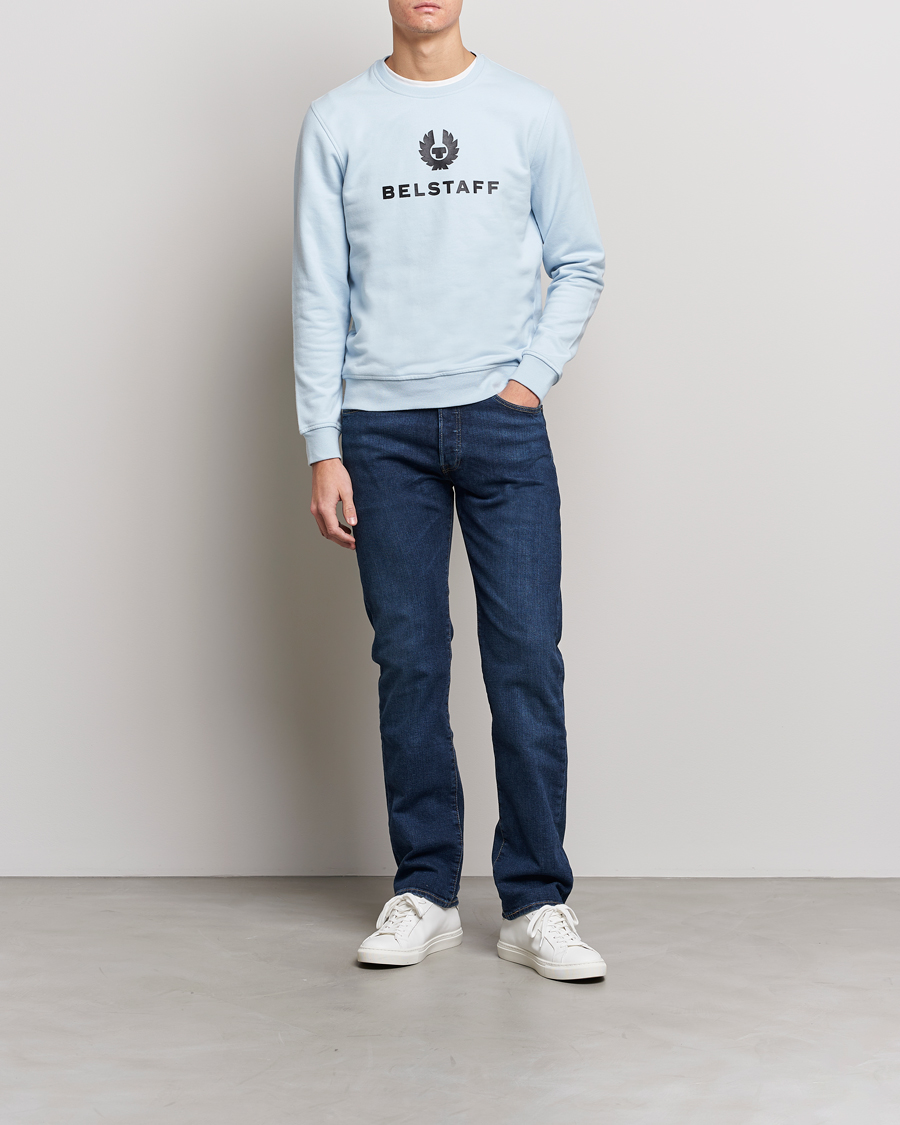 Herren | Pullover | Belstaff | Signature Crewneck Sky Blue