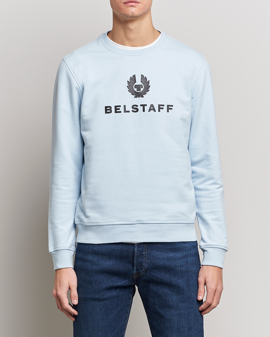 Herren | Pullover | Belstaff | Signature Crewneck Sky Blue