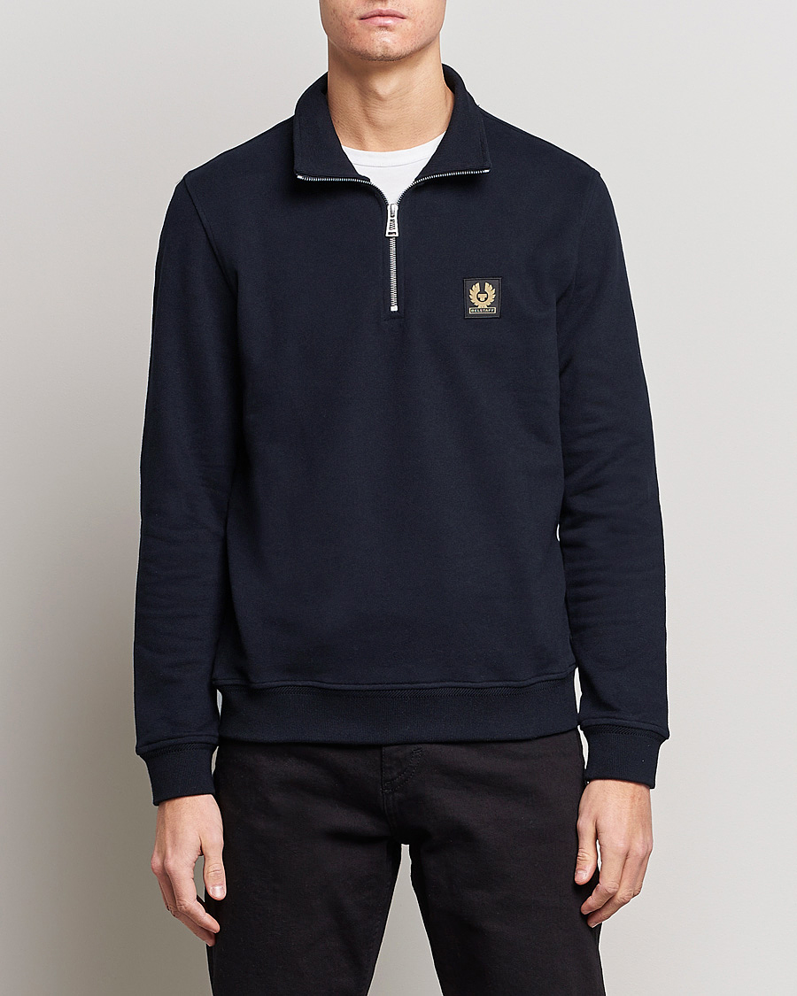 Herren | Pullover | Belstaff | Signature Half Zip Sweatshirt Dark Ink