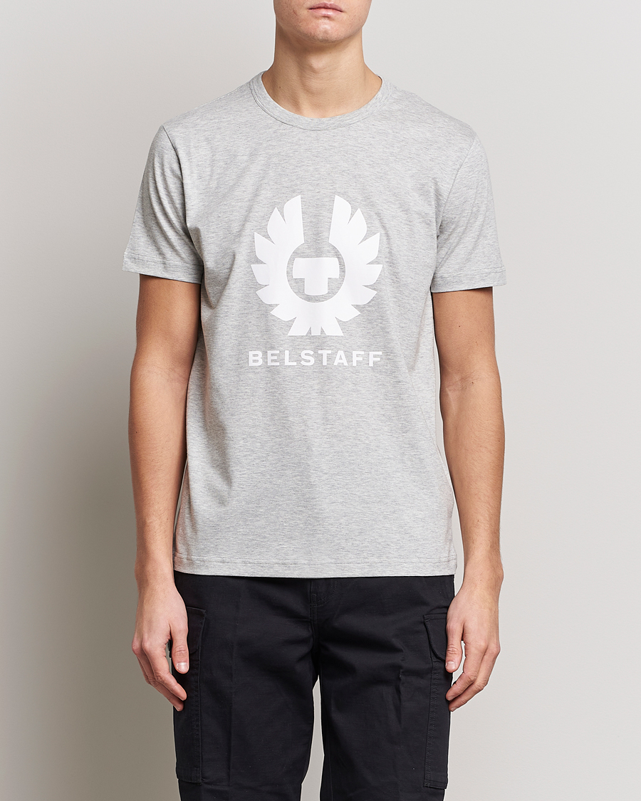 Herren | T-Shirts | Belstaff | Phoenix Logo T-Shirt Old Silver Heather