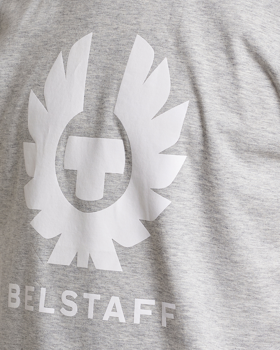 Herren | T-Shirts | Belstaff | Phoenix Logo T-Shirt Old Silver Heather