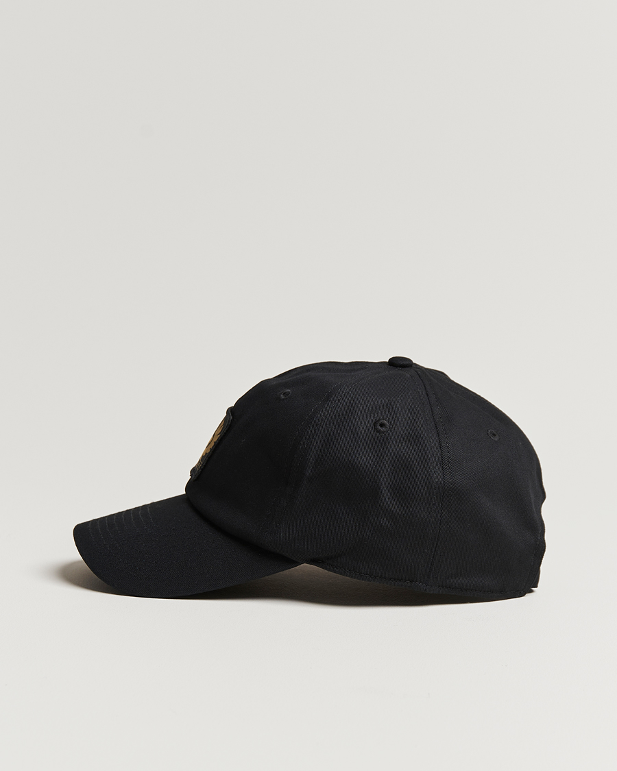 Herren | Belstaff Phoenix Logo Cap Black | Belstaff | Phoenix Logo Cap Black