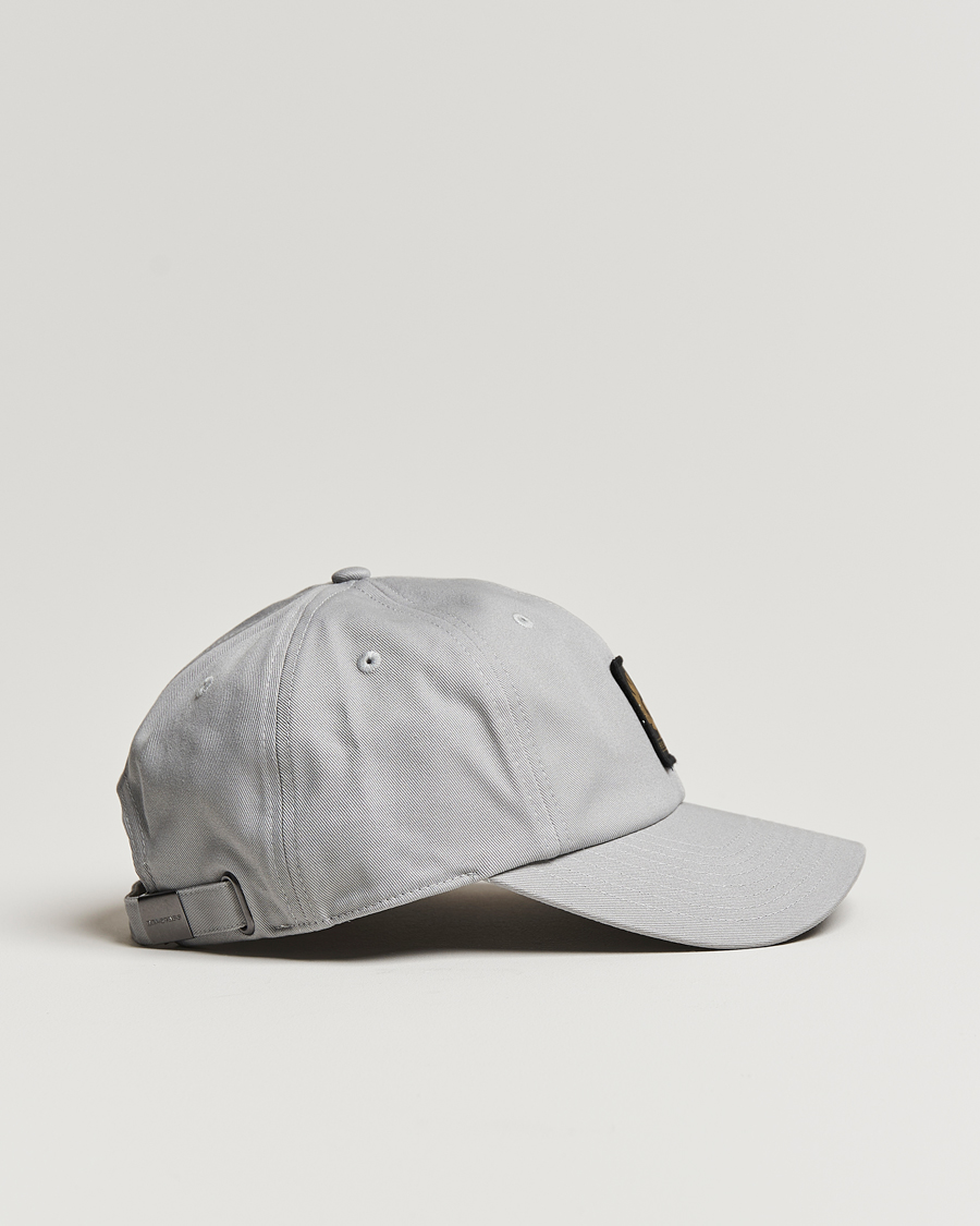 Herren | Belstaff Phoenix Logo Cap Pearl Grey | Belstaff | Phoenix Logo Cap Pearl Grey